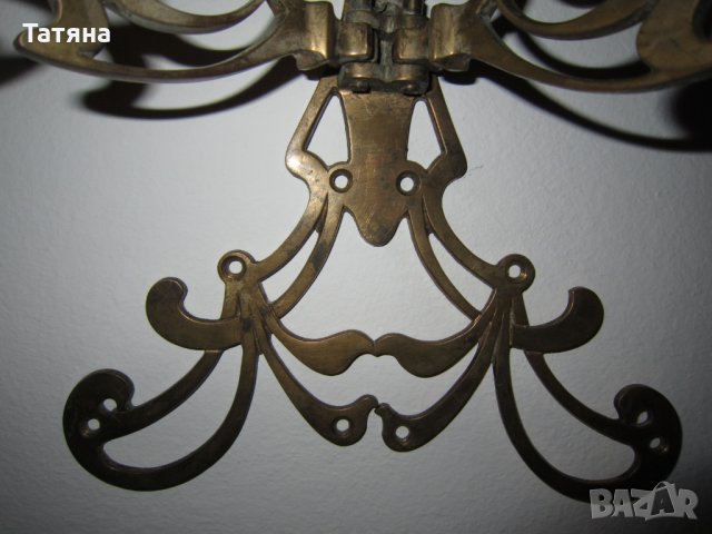 месингови  дръжки за врати  с опция заключване,СВЕЩНИЦИ И АПЛИК  ОТ МАСИВЕН МЕСИНГ, снимка 14 - Интериорни врати - 28891455