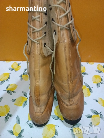 Кожени ботуши N 43,5 - 19 лв, снимка 5 - Мъжки ботуши - 52749351