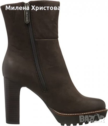 Намалена цена 95лв н.40 Tommy Hilfiger Women's I1285leen 17n Heeled Shoes, снимка 4 - Дамски боти - 35141642