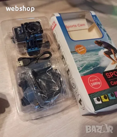 ПРОМО!! Спортна видео камера HD 1080P с аксесоари, Екшън Камера, снимка 4 - Камери - 50092514