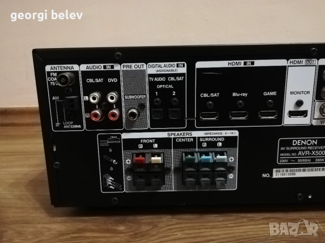 Усилвател Denon avr-x5000 (ресивър), снимка 3 - Ресийвъри, усилватели, смесителни пултове - 52847895