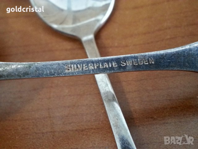 Посребрени лъжички за кафе, снимка 3 - Антикварни и старинни предмети - 37056026