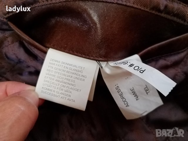 Rock'n Blue, Естествена Кожа, Кожено Манто, Размер 38. Код 1372, снимка 9 - Палта, манта - 34847353