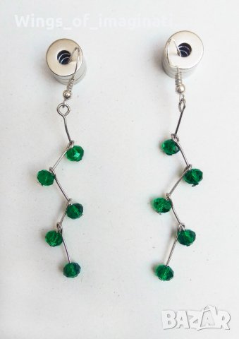 Обеци ръчна изработка със сребро 925, снимка 2 - Обеци - 32215103