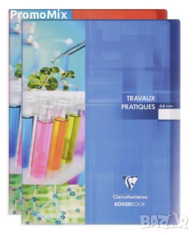 Тетрадка а4 твърди корици за математика Clairefontaine 32 листа карирани и бели Калиграфска тетрадка, снимка 7 - Учебници, учебни тетрадки - 47504063