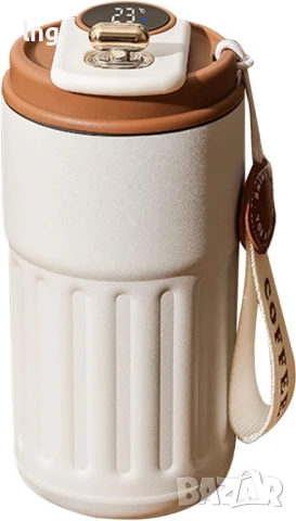 Преносима термо чаша с интелигентен LED дисплей за температура, снимка 2 - Термоси - 50928179