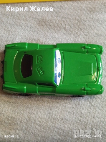 Метална количка на героя Фин Макмисъл от анимациония филм Колите за КОЛЕКЦИЯ 31142, снимка 5 - Колекции - 53557355