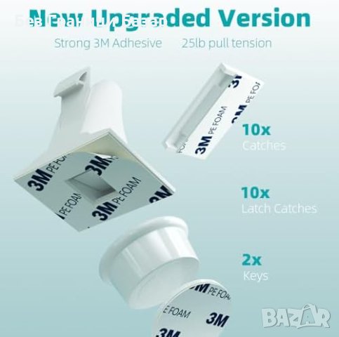 Нови Мултифункционални Детски Заключвания за Шкафове - 10 броя, снимка 2 - Други стоки за дома - 44078894