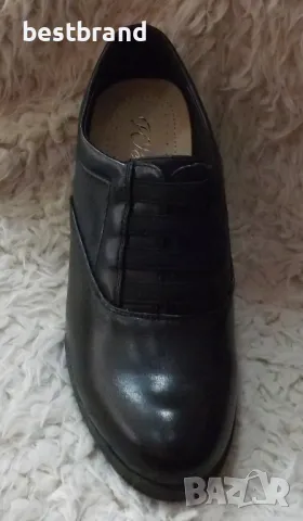 Дамски ежедневни обувки от изкуствена кожа, на ток,  код 455/39, снимка 6 - Дамски ежедневни обувки - 47288389