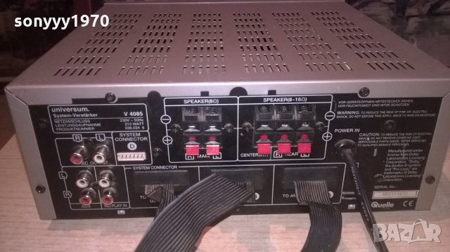 universum v 4085-stereo amplifier-внос швеицария, снимка 11 - Ресийвъри, усилватели, смесителни пултове - 27038368