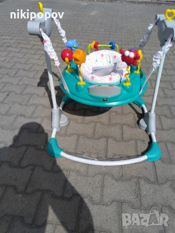 MONI Детско бънджи VISTA син, снимка 5 - Проходилки - 53565162