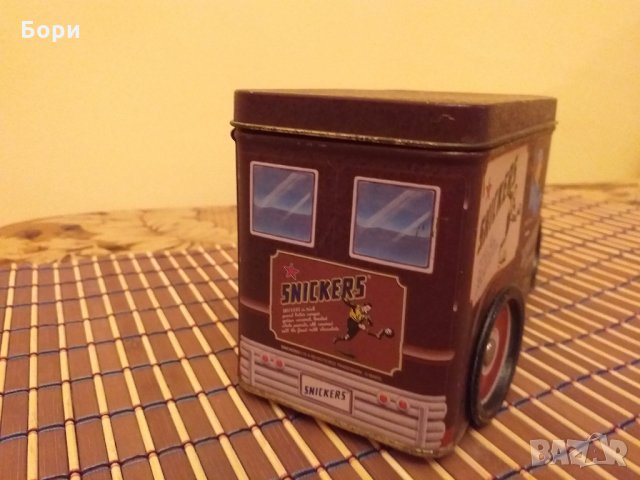 SNICKERS Кутия камион 1980г, снимка 5 - Други ценни предмети - 27811601