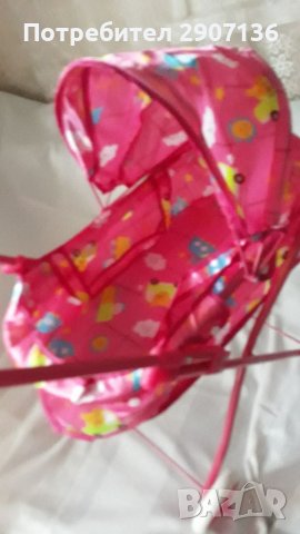 КОЛИЧКА ЗА КУКЛА ЛЕГНАЛА ,ГОЛЯМА 