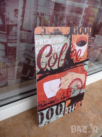 Метална табела кафе 100% натурално истинско оригинално барче, снимка 2 - Декорация за дома - 43107204