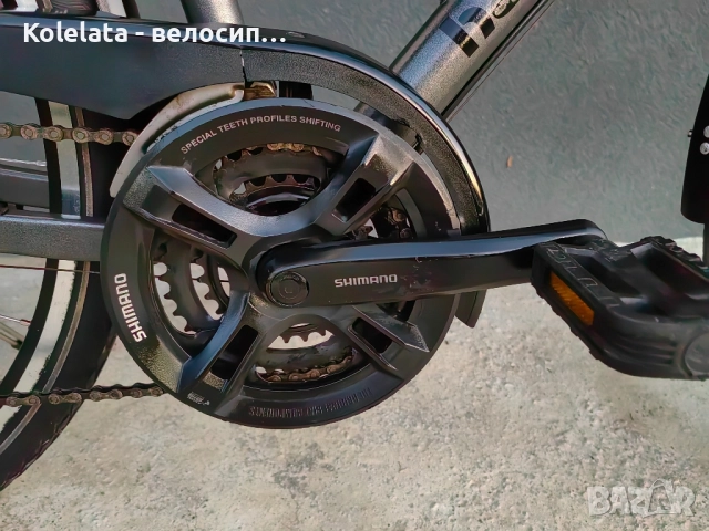 28" алуминиев градски трекинг велосипед L размер, снимка 3 - Велосипеди - 46476742