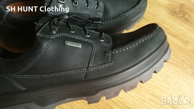 ECCO GORE-TEX Leather Shoes размер EUR 45 / UK 11 обувки естествена кожа водонепромукаеми - 667, снимка 5 - Ежедневни обувки - 43416002