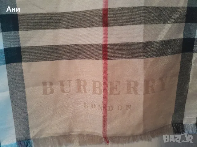 Оригинален кашмирен шал BURBERRY