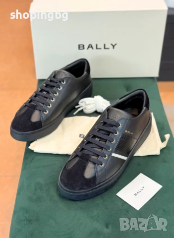 Луксозни мъжки сникърси BALLY с кожа питон  575 лв., снимка 6 - Спортно елегантни обувки - 51072142