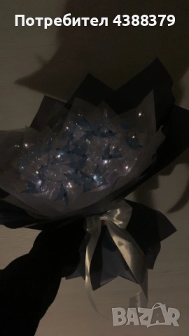 Ръчно изработени букети, снимка 3 - Изкуствени цветя - 52743883