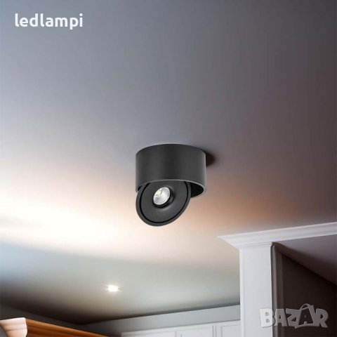 LED Луна COB 30W Открит Монтаж 3в1 Черна, снимка 9 - Лед осветление - 43210387