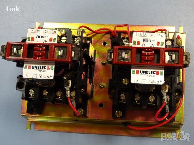 контактор реверсивен UNELEC ROC V, снимка 3 - Резервни части за машини - 33340409