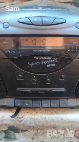 Касетофон Schneider SP 105, снимка 3 - Радиокасетофони, транзистори - 51953076