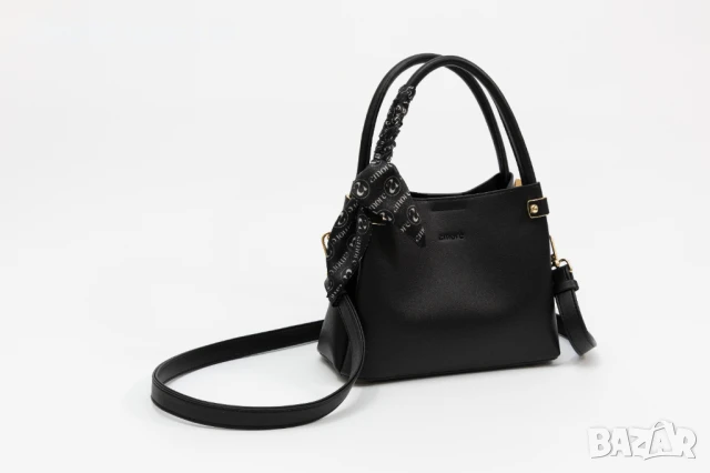 Ежедневна дамска чанта AMORE Fiorella - Black, снимка 4 - Чанти - 50659676