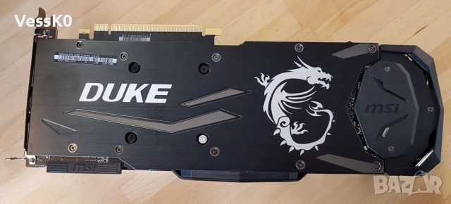 MSI RTX 2080 Ti DUKE OC 11GB GDDR6 352-bit, снимка 4 - Видеокарти - 52926258