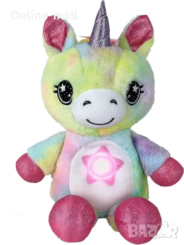 Плюшена играчка и проектор звездно небе Star Belly, Светещ Еднорог, снимка 2 - Плюшени играчки - 48253861