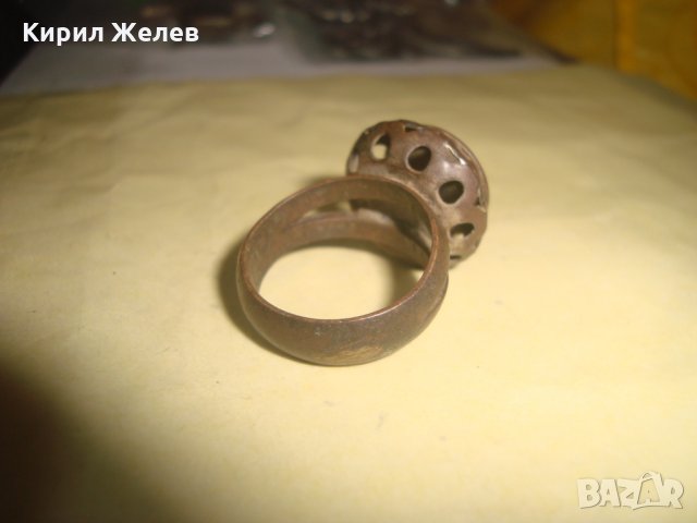 СТАР РЯДЪК МЕДЕН ПРЪСТЕН ПЕЧАТ с ОСМАНСКА ТУГРА и НАДПИСИ ОТВЪТРЕ РЪЧНА ИЗРАБОТКА 22595, снимка 14 - Антикварни и старинни предмети - 33045273
