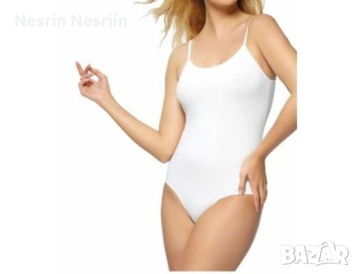 Дамско боди с тънки презрамки