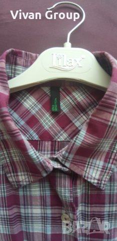 Дамска маркова риза Benetton S, снимка 5 - Ризи - 38060690