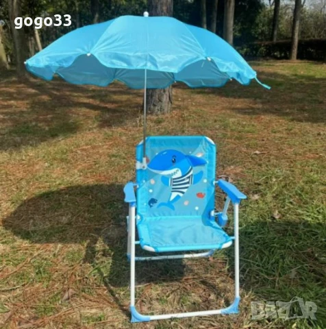 Детски сгъваем стол с чадър, снимка 4 - Други - 50911930