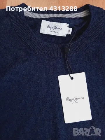 Pepe Jeans L/XL пуловер -памук,вълна,кашмир, снимка 3 - Пуловери - 48233462