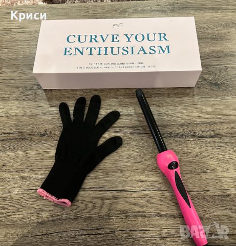 Шиш а къдрици Pyt Digital Curler 19mm Pink