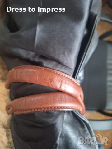 кафява чанта естествена кожа Made in Italy, снимка 7 - Чанти - 53594018