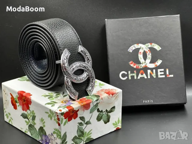 Ch🅰️nel дамски колани Различни цветове , снимка 14 - Колани - 48428644