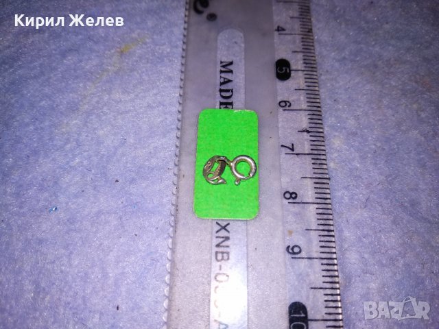 СРЕБЪРНА КАРАБИНКА ЗАКОПЧАЛКА за НЕЖНА ГРИВНА / КОЛИЕ СРЕБРО 925 - ИТАЛИЯ 27290, снимка 4 - Други - 39226329