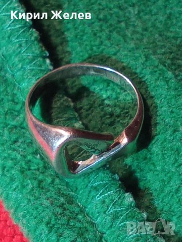 СТАР СРЕБЪРЕН АРТ ДЕКО СТИЛ ПРЪСТЕН СРЕБРО 925 МАЙСТОРСКА ИЗРАБОТКА 25682