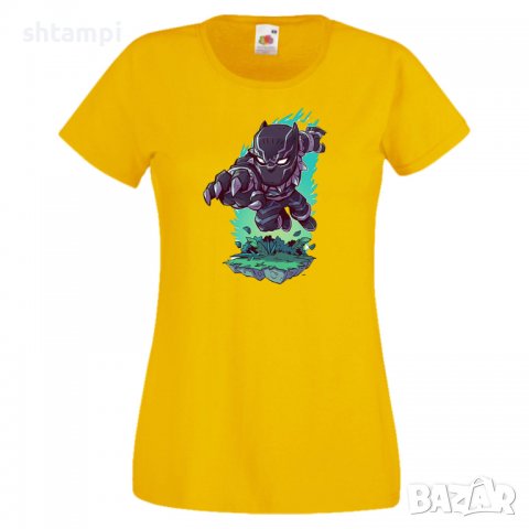 Дамска тениска Marvel Black Panther Игра,Изненада,Подарък,Геймър,, снимка 10 - Тениски - 36740831