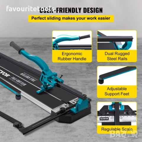 Машина за рязане на плочки Vevor 120см, снимка 2 - Други инструменти - 51952644