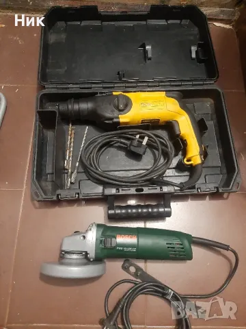 Ъглошлайф и перфоратор, снимка 1