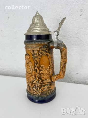 Колекционерска немска халба. №7603, снимка 2 - Антикварни и старинни предмети - 52372013