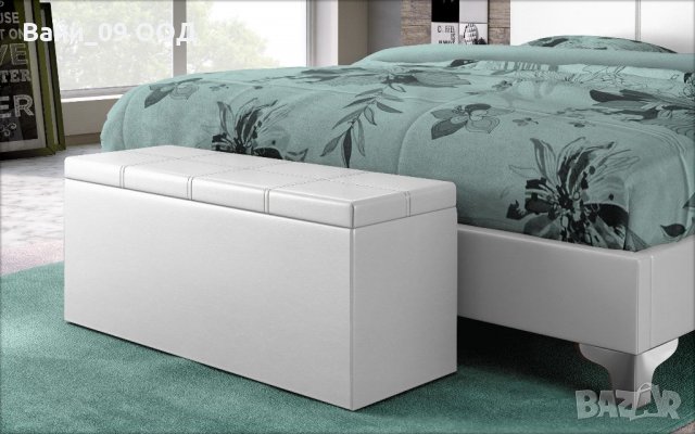 Стабилна кожена табуретка-ракла в 8 цвята, снимка 8 - Дивани и мека мебел - 33315749