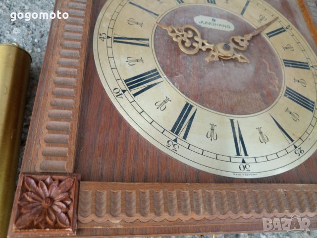 оригинален стенен часовник Junghans първата половина на ХХ  век Original wall clock Antique German, снимка 16 - Антикварни и старинни предмети - 26108454