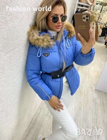 Зимно яке естествен косъм , снимка 2 - Якета - 35495511