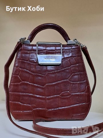 Винтидж чанта от естествена кожа  Nina Ricci, снимка 2 - Чанти - 40336148