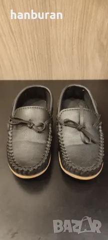 Черни детски мокасини, размер 27, снимка 4 - Детски обувки - 49666633