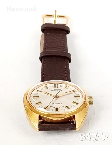 Wostok Восток - позлатен мъжки часовник с ръчно навиване, снимка 5 - Мъжки - 48495841