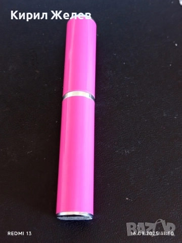 Розов флакон метален за парфюми, тоалетна вода 49513, снимка 5 - Дамски парфюми - 51730632